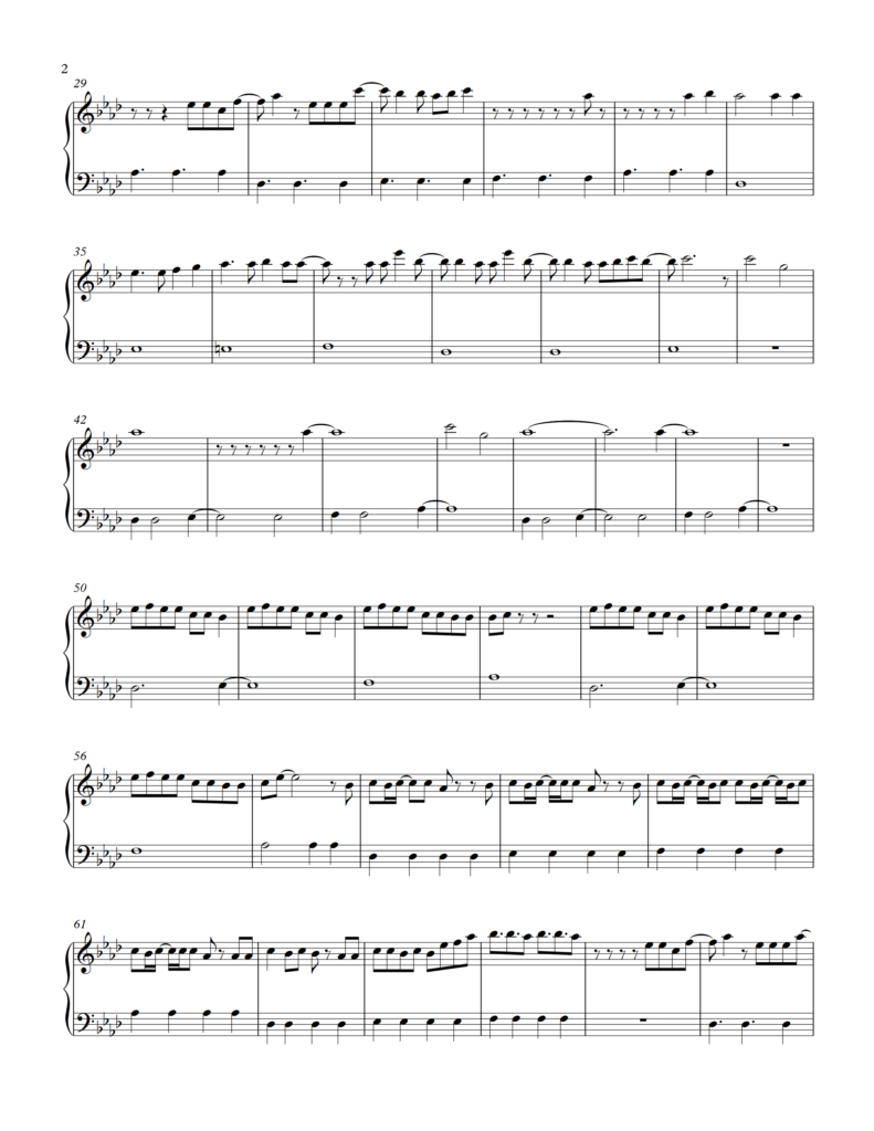 sheet music piano 2018 0002     Funguypiano Thanks Seventeen (Draft)