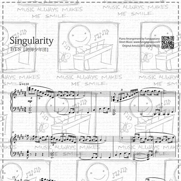BTS - Singularity [ Sheet Music Midi / ] | Funguypiano